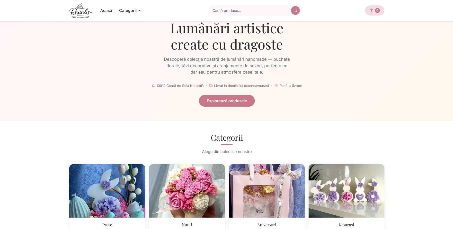 Raisalis Glow – Kerzen-Shop